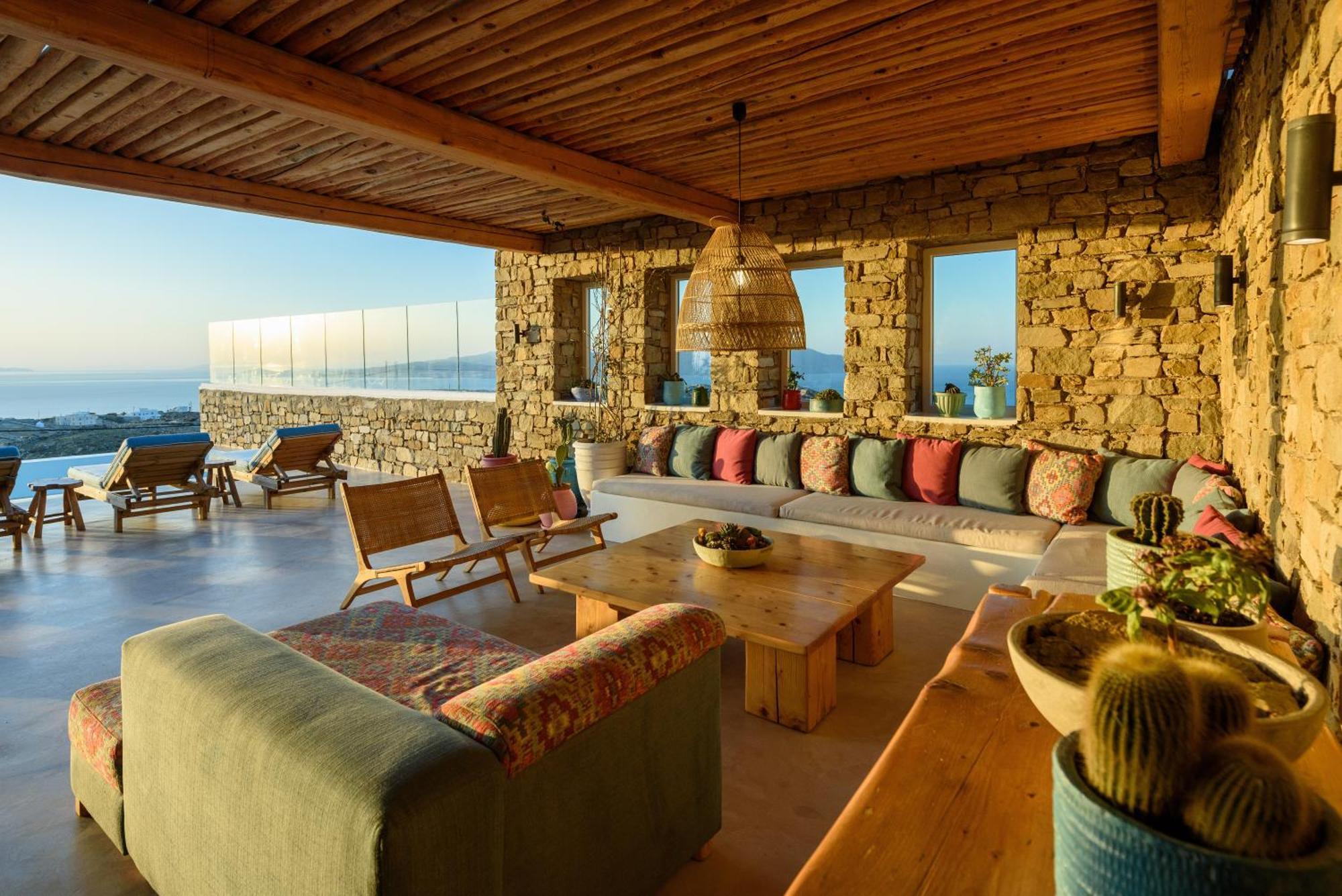 Villa Joy - Sunset Sea View Villa Mykonos Town Dış mekan fotoğraf
