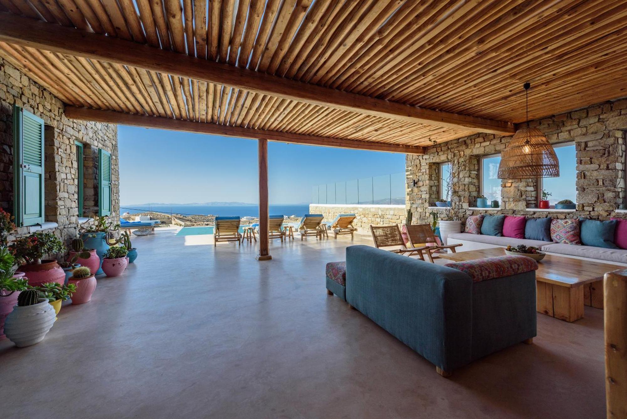 Villa Joy - Sunset Sea View Villa Mykonos Town Dış mekan fotoğraf