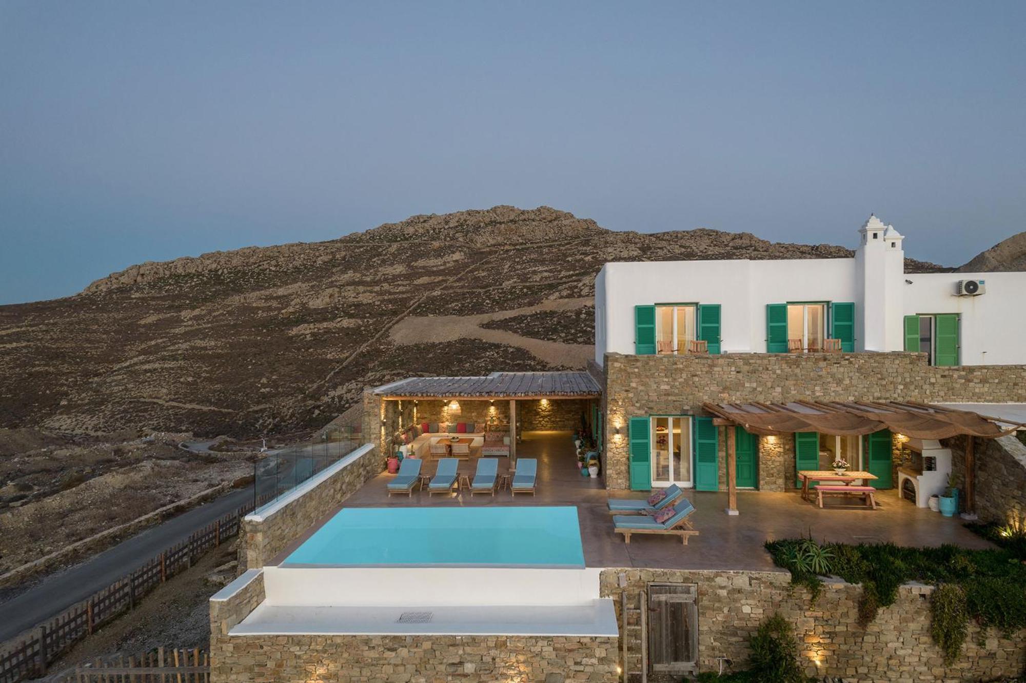 Villa Joy - Sunset Sea View Villa Mykonos Town Dış mekan fotoğraf