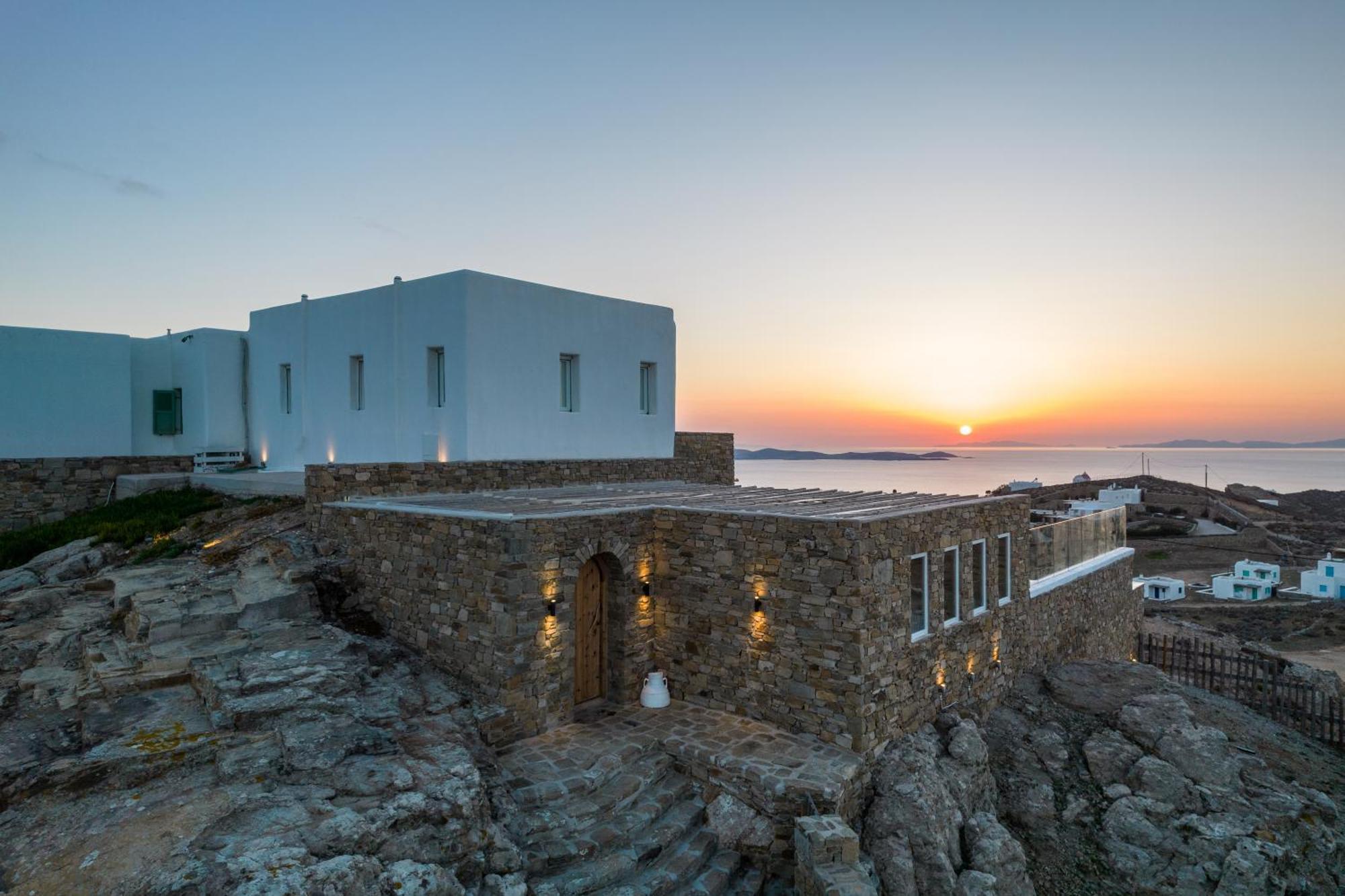 Villa Joy - Sunset Sea View Villa Mykonos Town Dış mekan fotoğraf