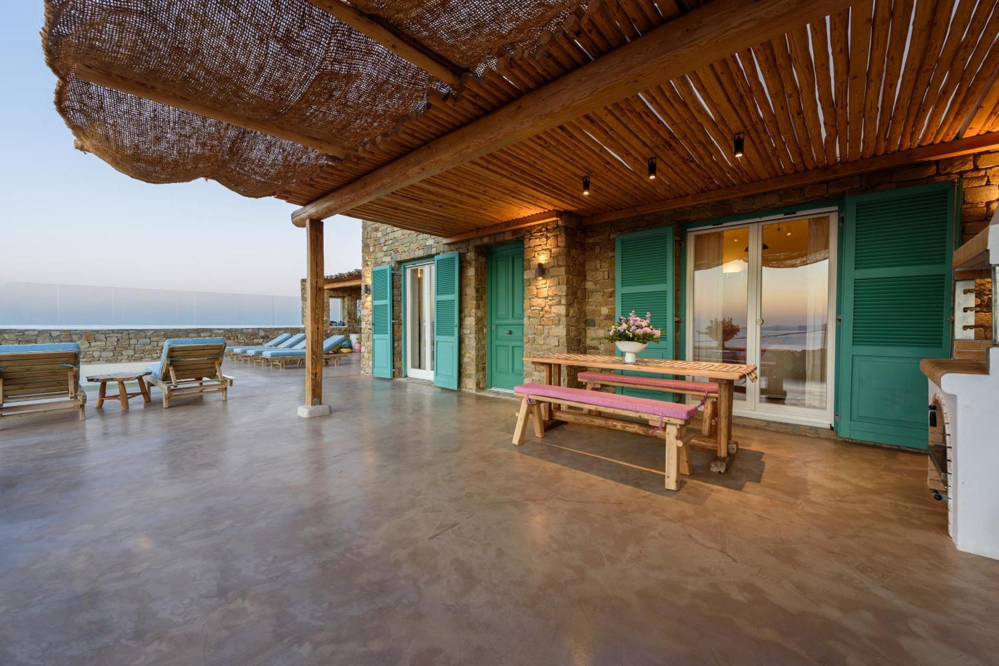 Villa Joy - Sunset Sea View Villa Mykonos Town Dış mekan fotoğraf